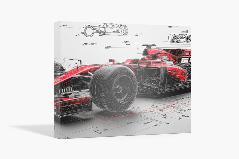 Quadro Decorativo Alta Velocidade – Potência, Design e Emoção em Movimento