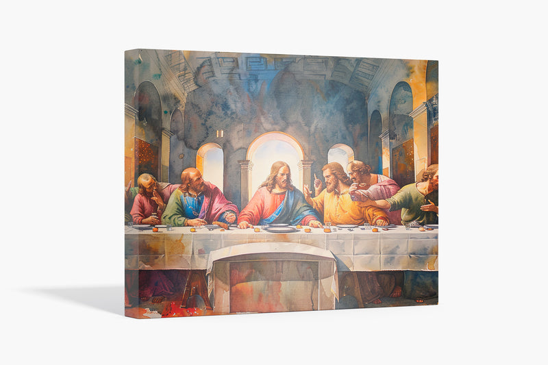 Quadro Decorativo A Última Ceia - Reflexões de Fé e Destino