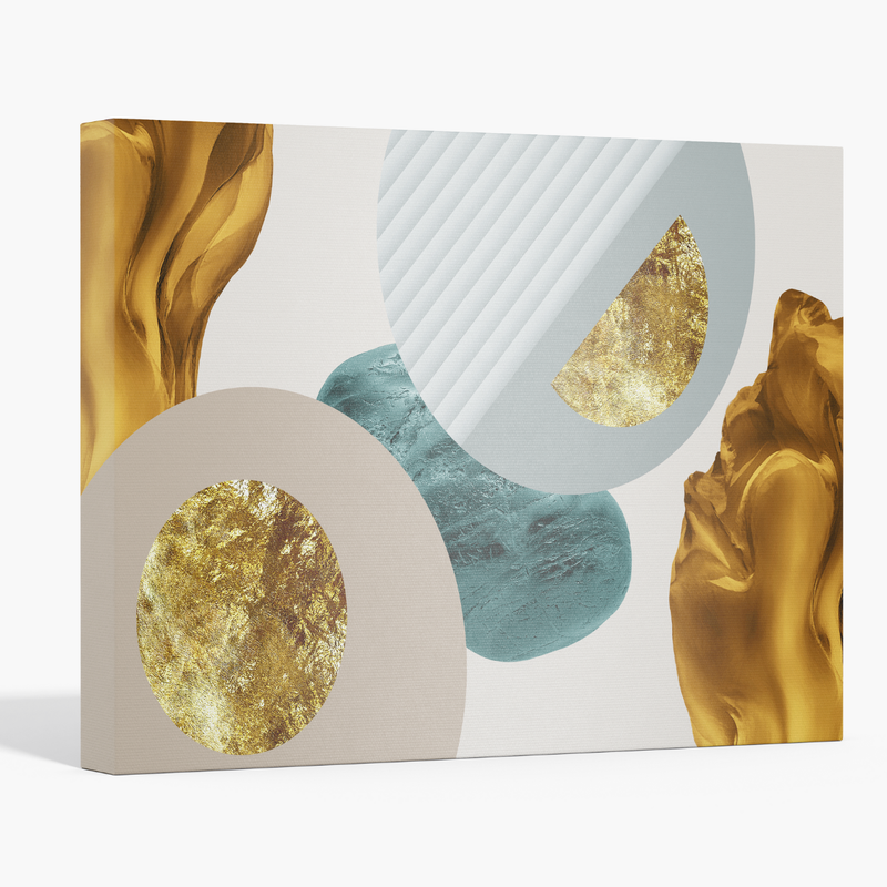 Quadro Decorativo Fusão Abstrata – Sofisticação e Arte Contemporânea