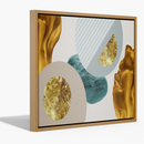 Quadro Decorativo Fusão Abstrata – Sofisticação e Arte Contemporânea