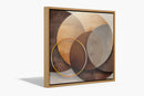 Quadro Decorativo Geometria em Bronze