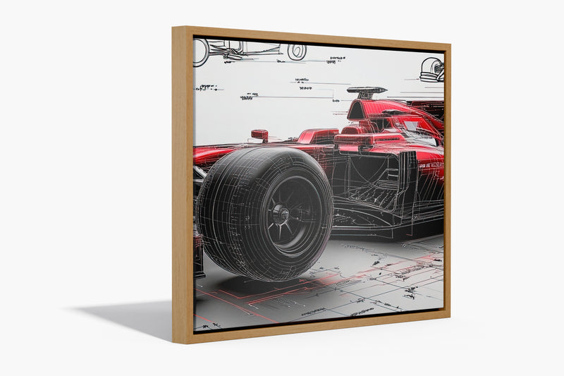 Quadro Decorativo Alta Velocidade – Potência, Design e Emoção em Movimento