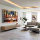 Quadro Decorativo A Última Ceia - Reflexões de Fé e Destino