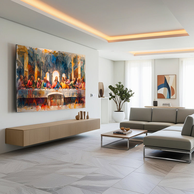 Quadro Decorativo A Última Ceia - Reflexões de Fé e Destino