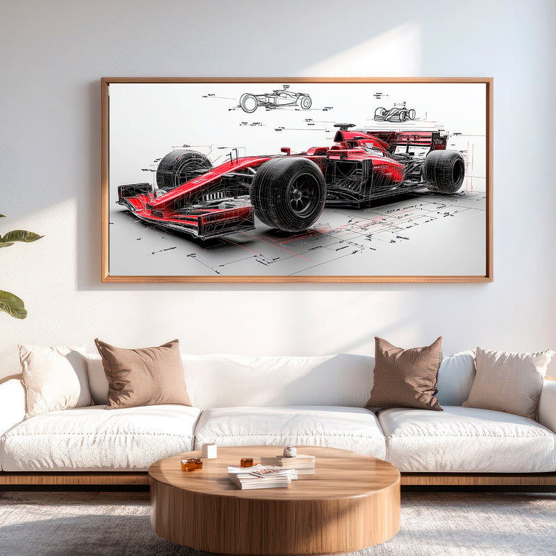 Quadro Decorativo Alta Velocidade – A Engenharia da Performance e Inovação