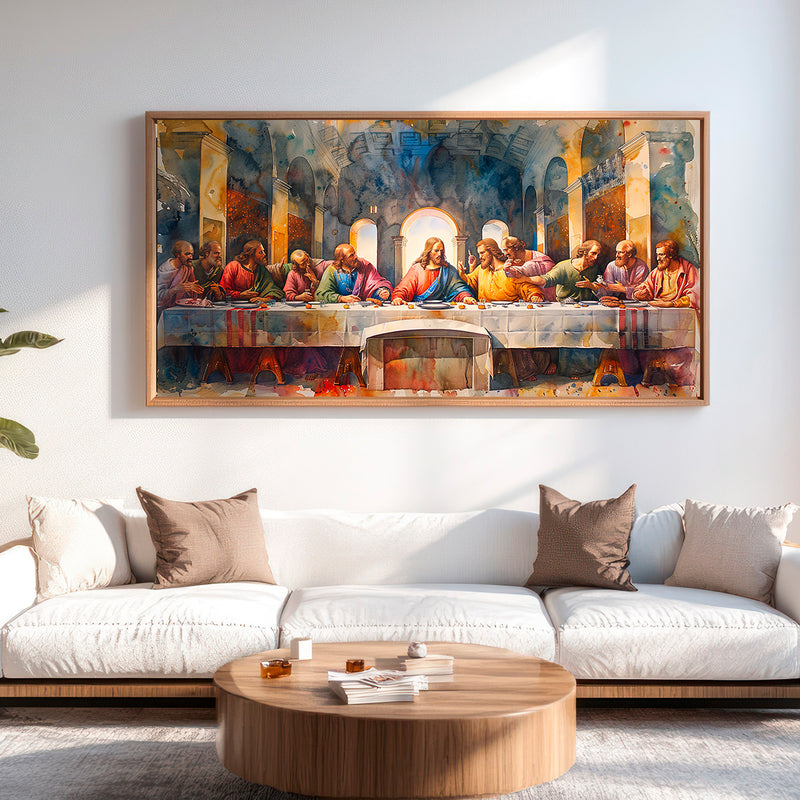 Quadro Decorativo A Última Ceia - Reflexões de Fé e Destino