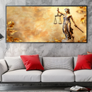 Quadro Decorativo Justiça e Integridade – A Símbolo da Sabedoria e Equilíbrio