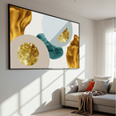 Quadro Decorativo Fusão Abstrata – Sofisticação e Arte Contemporânea