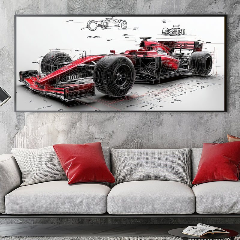 Quadro Decorativo Alta Velocidade – Potência, Design e Emoção em Movimento