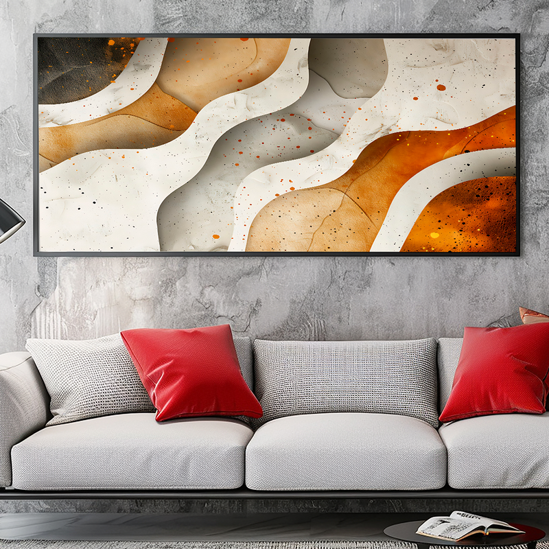 Quadro Decorativo Ouro Perpétuo – Luxo Atemporal e Sofisticação em Cada Detalhe