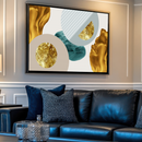 Quadro Decorativo Fusão Abstrata – Sofisticação e Arte Contemporânea