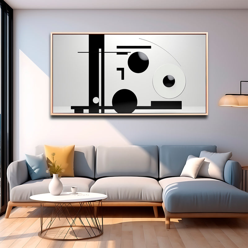 Quadro Decorativo Harmonia Abstrata – Equilíbrio, Emoção e Beleza Contemporânea