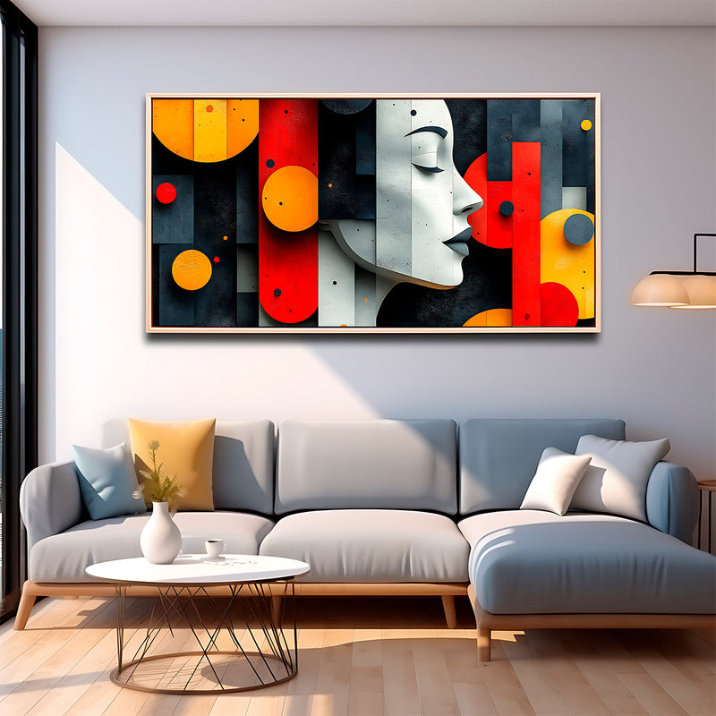 Quadro Decorativo Ressonância Geométrica – Equilíbrio, Energia e Sofisticação