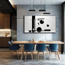 Quadro Decorativo Harmonia Abstrata – Equilíbrio, Emoção e Beleza Contemporânea