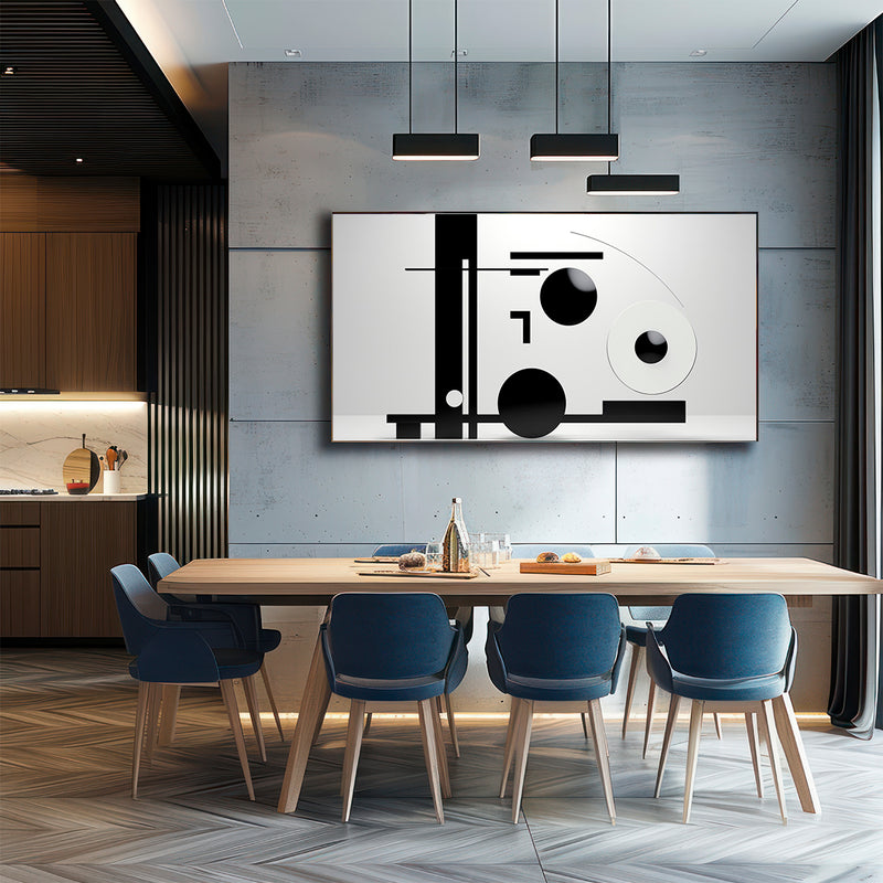 Quadro Decorativo Harmonia Abstrata – Equilíbrio, Emoção e Beleza Contemporânea