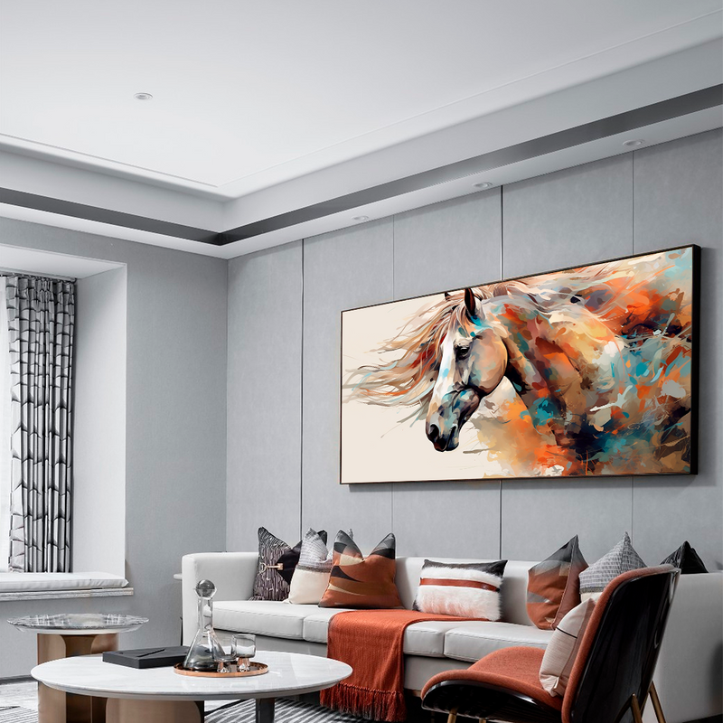 Quadro Decorativo Essência Selvagem – Liberdade e Força em Movimento