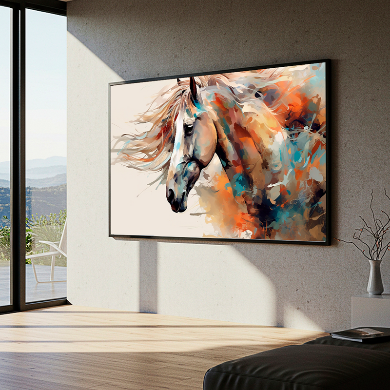 Quadro Decorativo Essência Selvagem – Liberdade e Força em Movimento